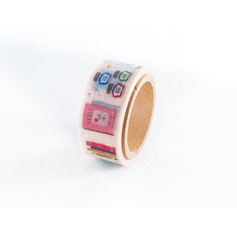 Mindwave Kotori Machi: Bookstore Washi Tape - Smidapaper Ikigai Shop
