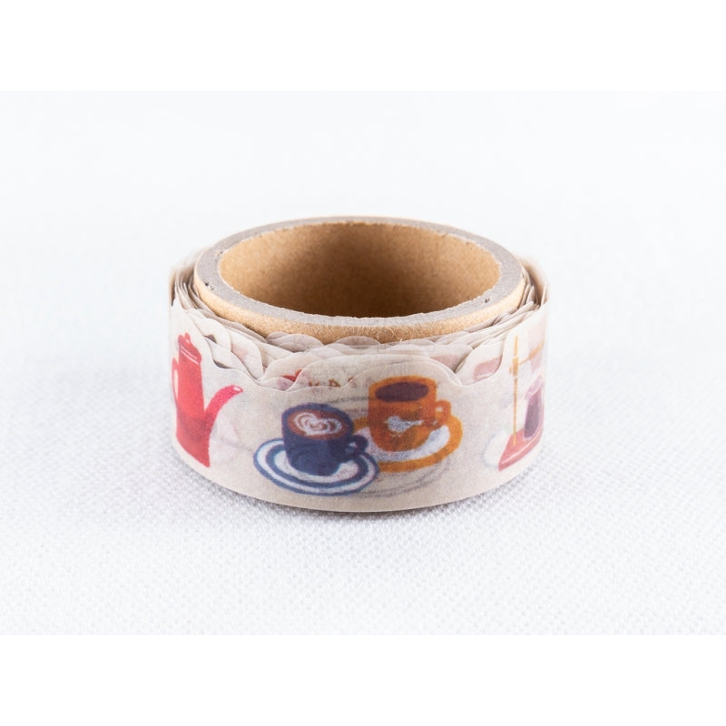 Mindwave Kotori Machi: Coffee Shop Washi Tape - Smidapaper Ikigai Shop
