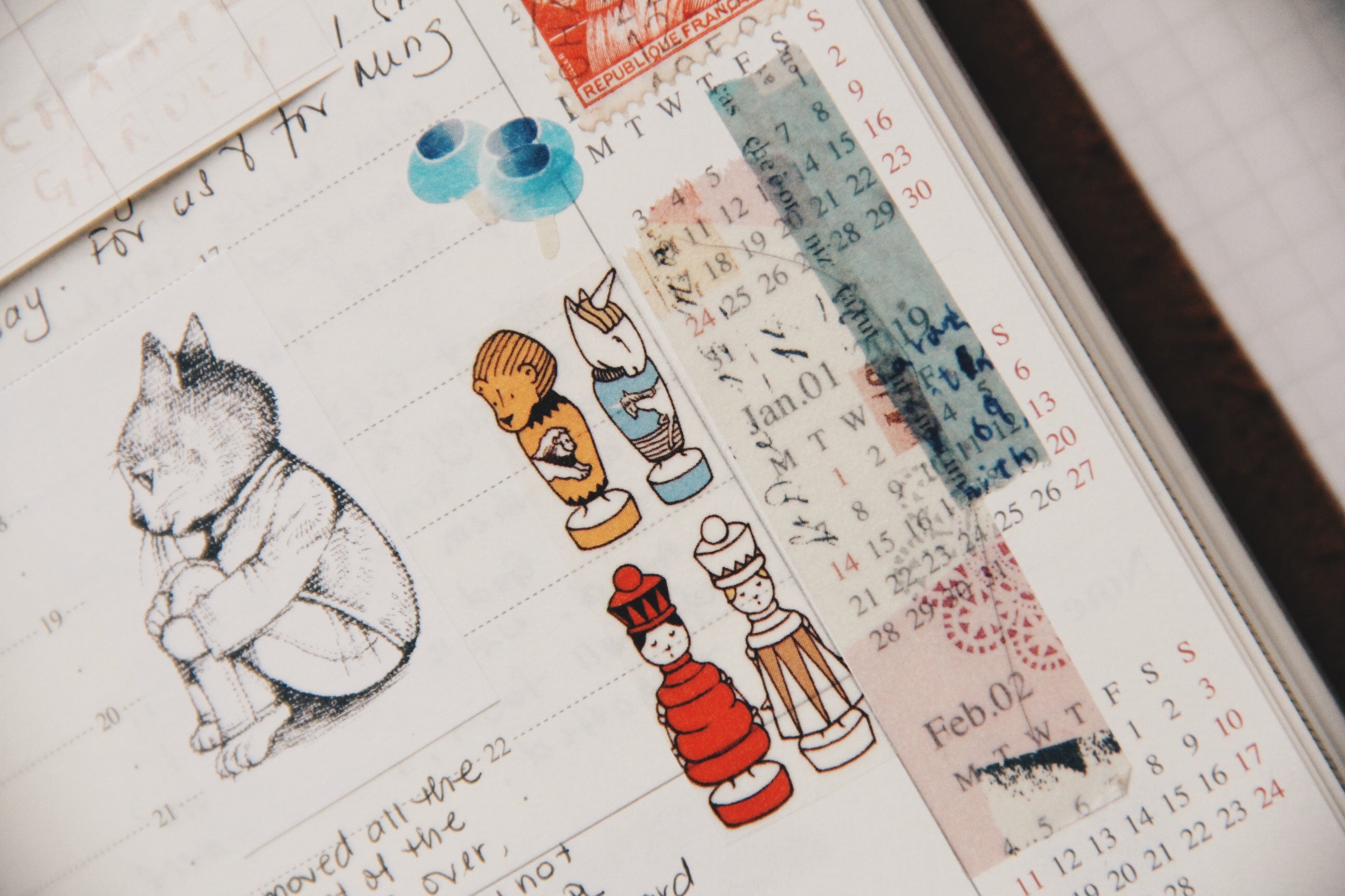 Krimgen Alice's Chess Washi Tape - Smidapaper Ikigai Shop