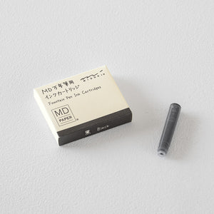 MD Fountain Pen Cartridge (Black/Blue Black)-Pack of 6 - Smidapaper Ikigai Shop