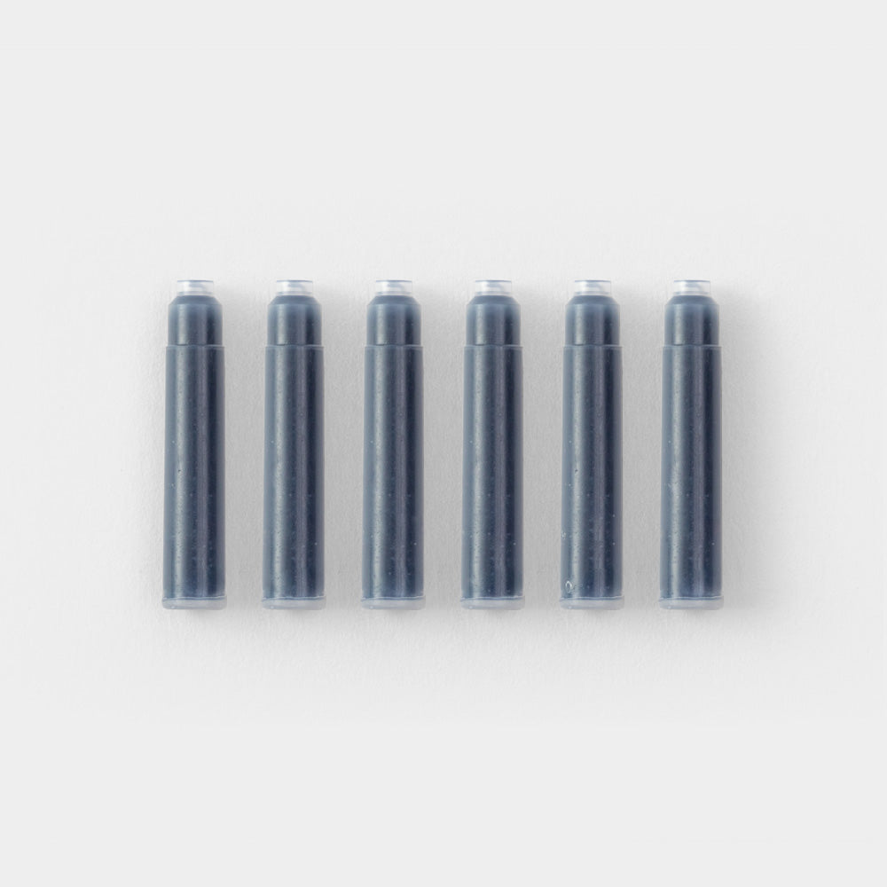 MD Fountain Pen Cartridge (Black/Blue Black)-Pack of 6 - Smidapaper Ikigai Shop