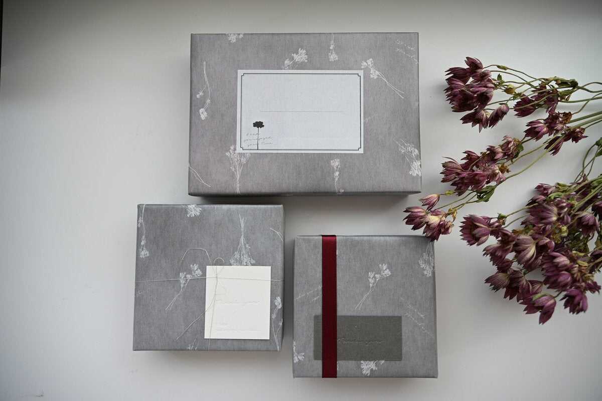 Tutty Design A4 Wrapping Paper: Astralantia: Slate Gray - Smidapaper Ikigai Shop