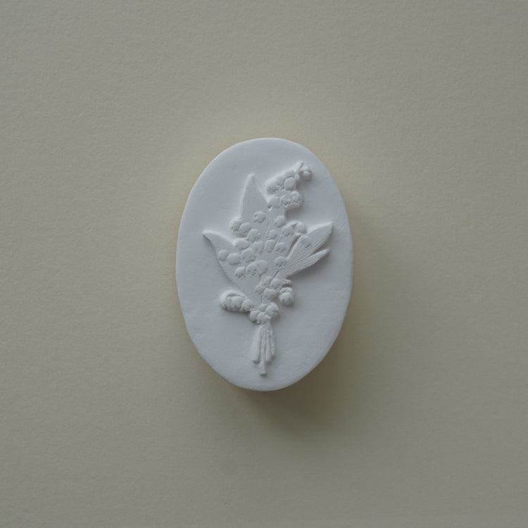 Vol. 5 One Flower One Prayer: Handmade Stone Seal Stamps (5 designs) - Smidapaper Ikigai Shop