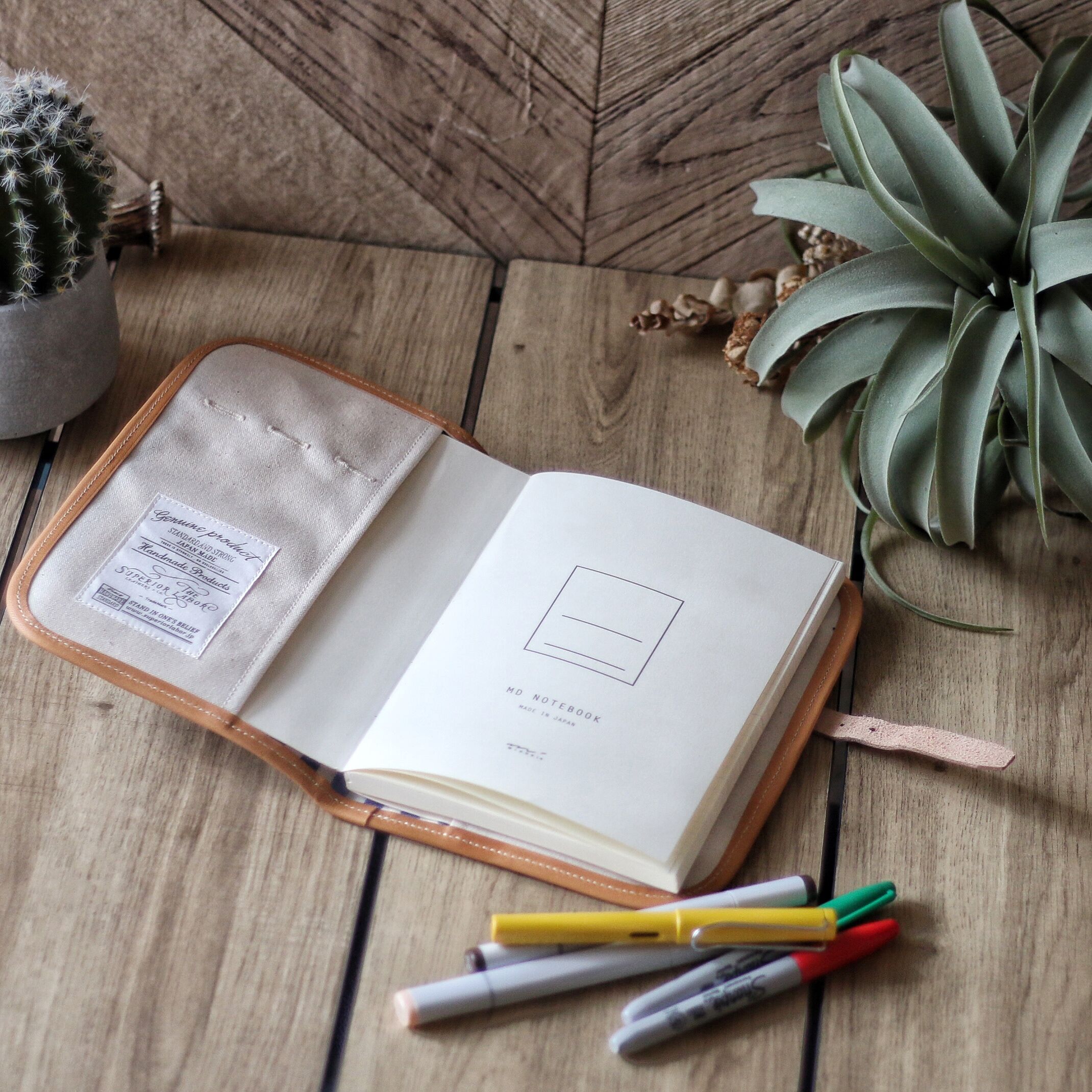 The Superior Labor A5 Notebook Cover: Stripes - Smidapaper Ikigai Shop