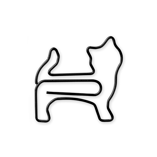 Midori D-Clips Cat Standing (Black) - Smidapaper Ikigai Shop