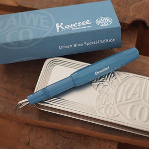Kaweco Skyline Sport Ocean Blue Fountain Pen (Special Edition) - Smidapaper Ikigai Shop
