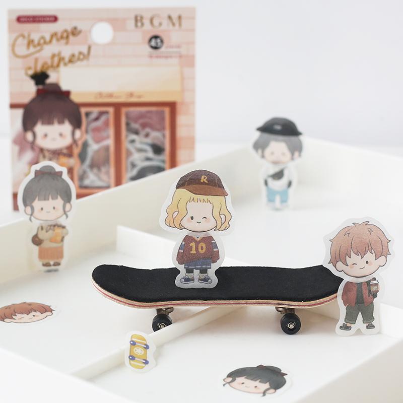 BGM Flake Seal-Change Clothes: Clothes Shop - Smidapaper Ikigai Shop