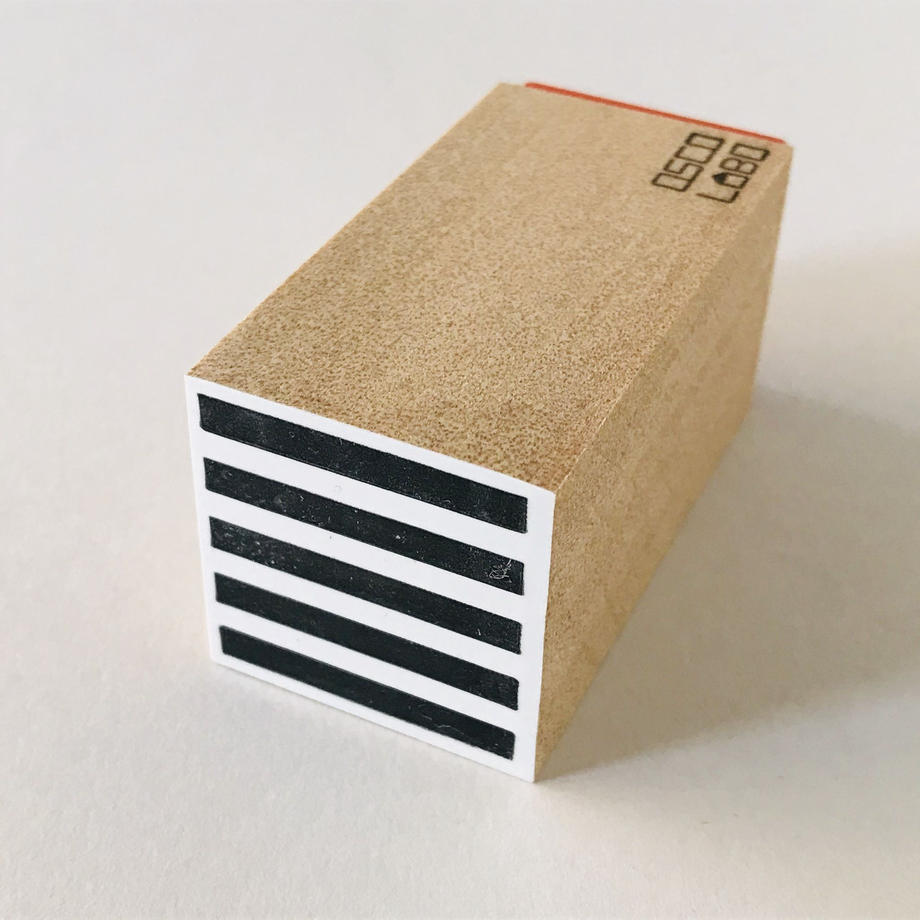 Osco Labo Large Rubber Stamp: Square Border - Smidapaper Ikigai Shop