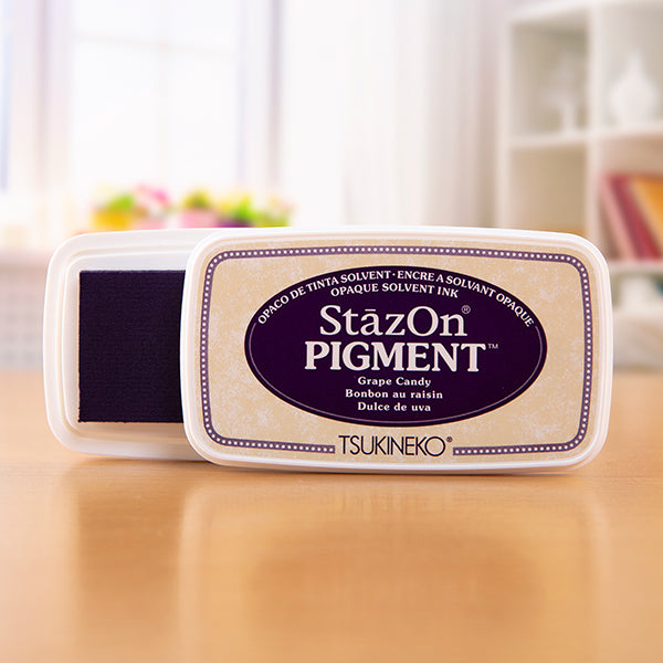 Tsukineko - StazOn Pigment - Grape Candy - Smidapaper Ikigai Shop