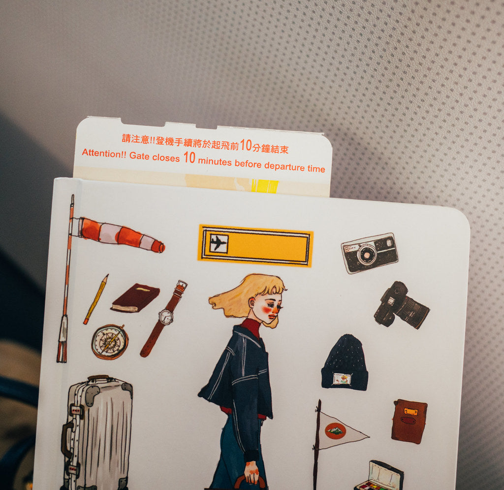 La Dolce Vita Bon Voyage Undated Diary (4 Different Cover Options) - Smidapaper Ikigai Shop
