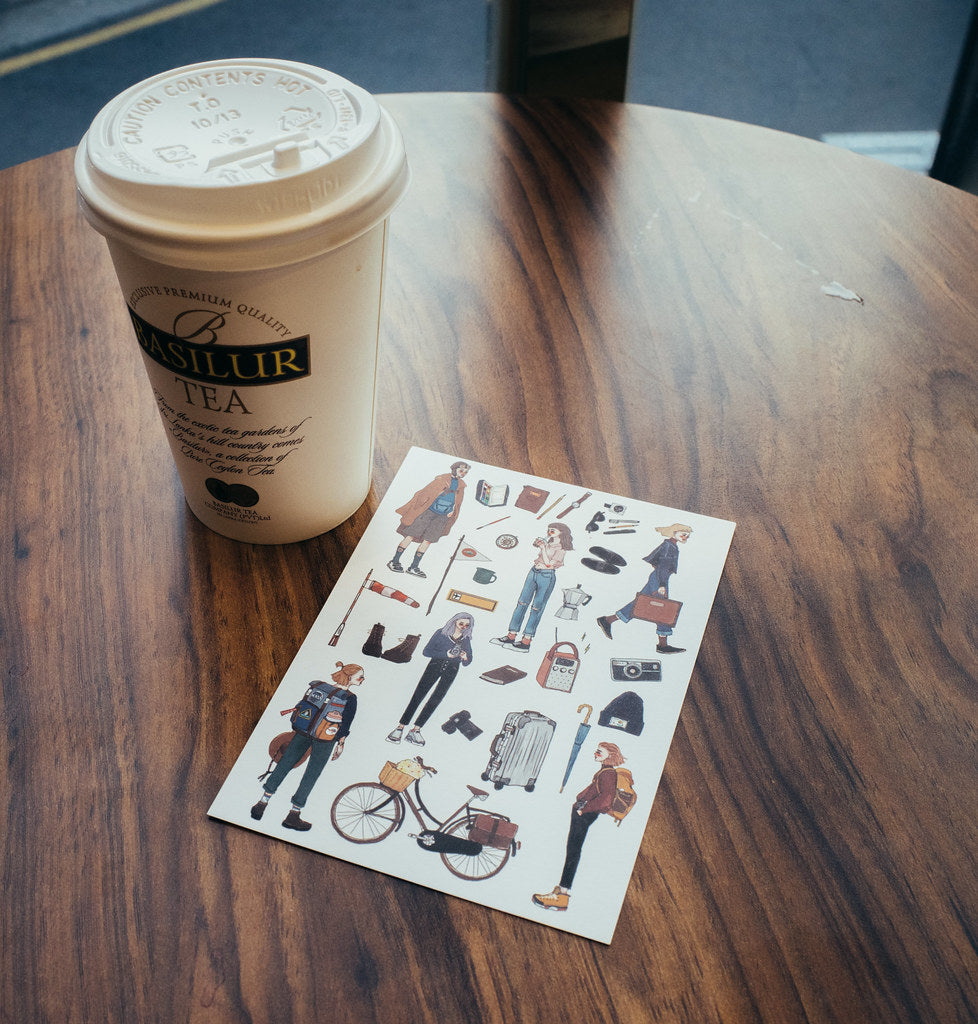 La Dolce Vita Bon Voyage Postcard (8 Individual Designs) - Smidapaper Ikigai Shop