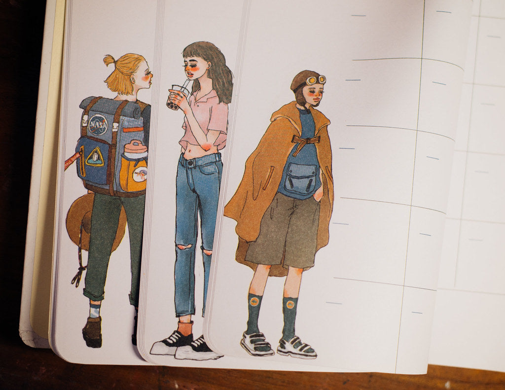 La Dolce Vita Bon Voyage Undated Diary (4 Different Cover Options) - Smidapaper Ikigai Shop