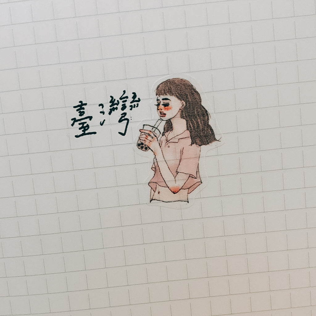 La Dolce Vita Sweet Life Washi Sticker Sheet - Smidapaper Ikigai Shop