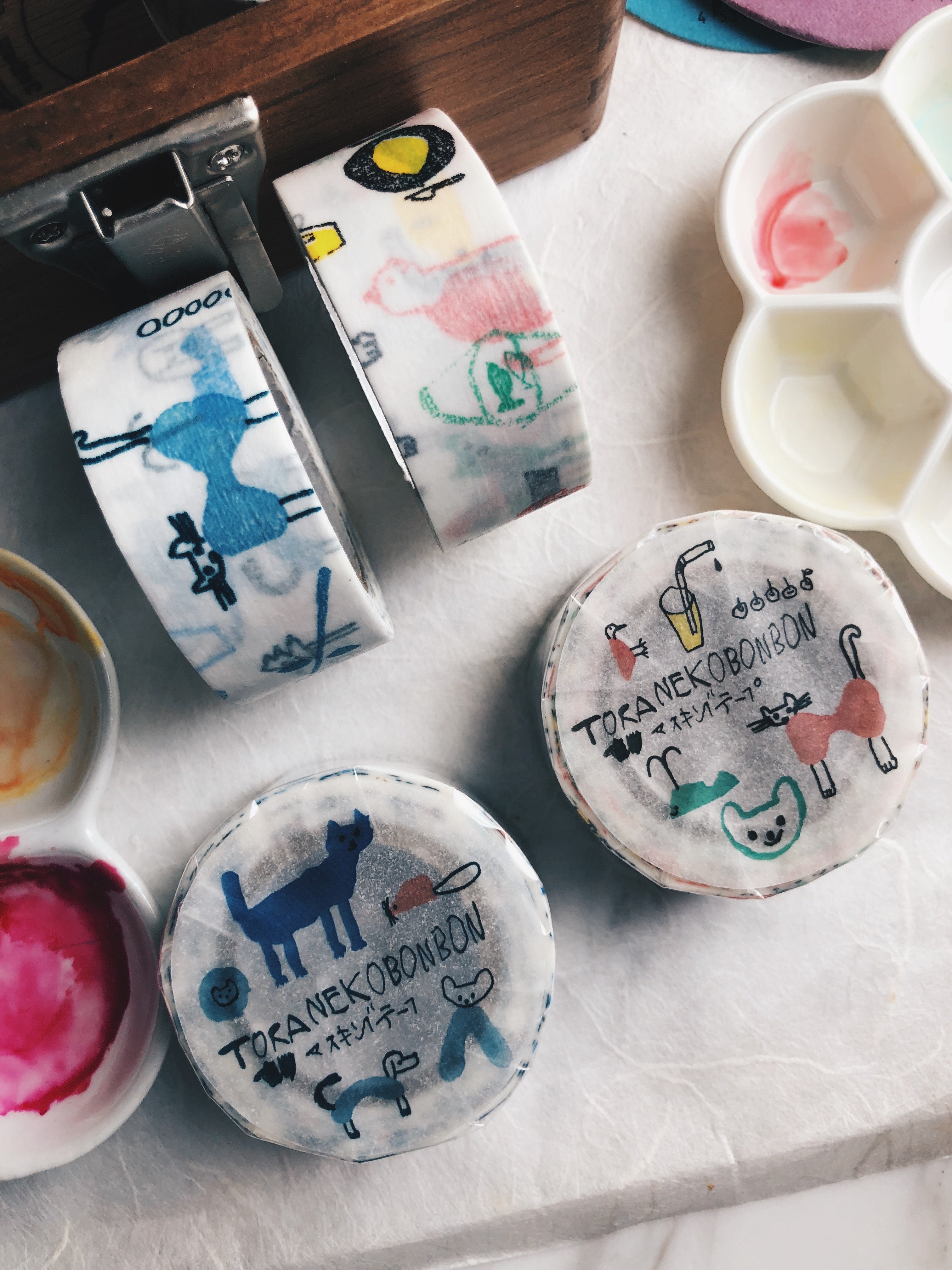 Toraneko Bonbon The Memory of Mon Petit C Washi Tape - Smidapaper Ikigai Shop
