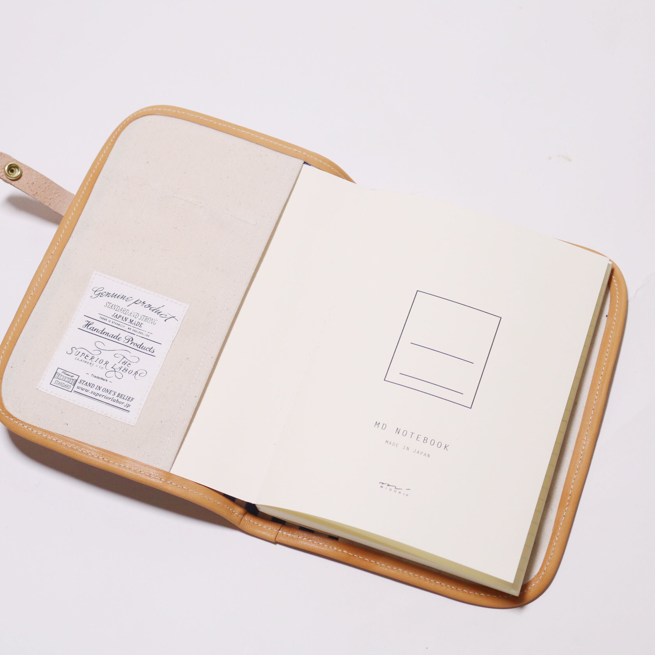 The Superior Labor A5 Notebook Cover: Stripes - Smidapaper Ikigai Shop