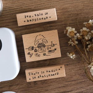 4th Anniversary Rubber Stamps (3 types)