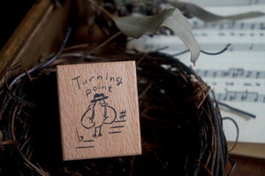 Yamadoro A Song of Life: Turning Point Rubber Stamp - Smidapaper Ikigai Shop