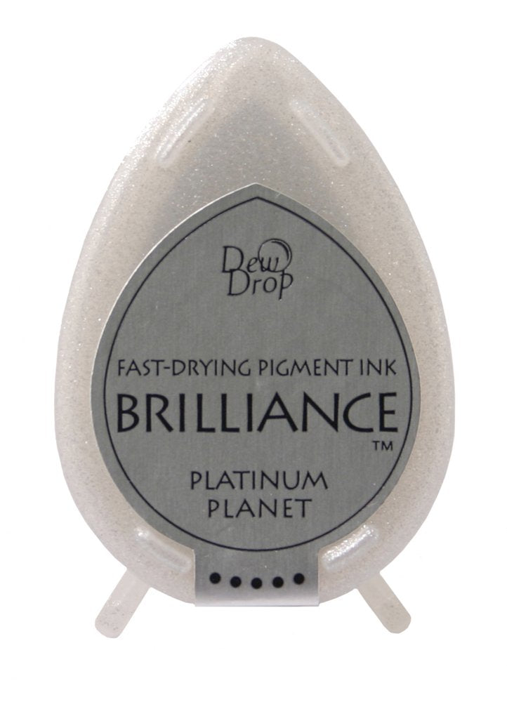 Tsukineko Dew Drop Brilliance Platinum Planet Ink - Smidapaper Ikigai Shop