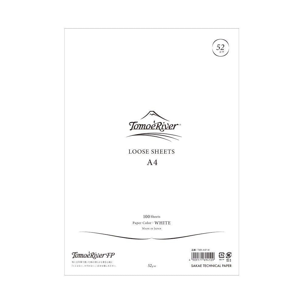 Tomoe River Loose Sheets: A4 White 100 Sheets - Smidapaper Ikigai Shop