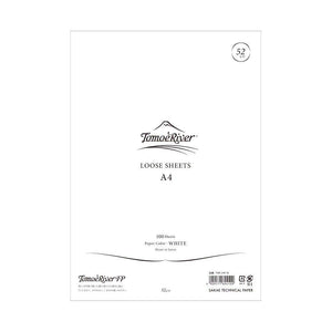 Tomoe River Loose Sheets: A4 White 100 Sheets - Smidapaper Ikigai Shop