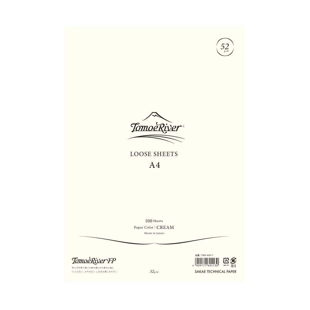 Tomoe River Loose Sheets: A4 Cream 100 Sheets - Smidapaper Ikigai Shop