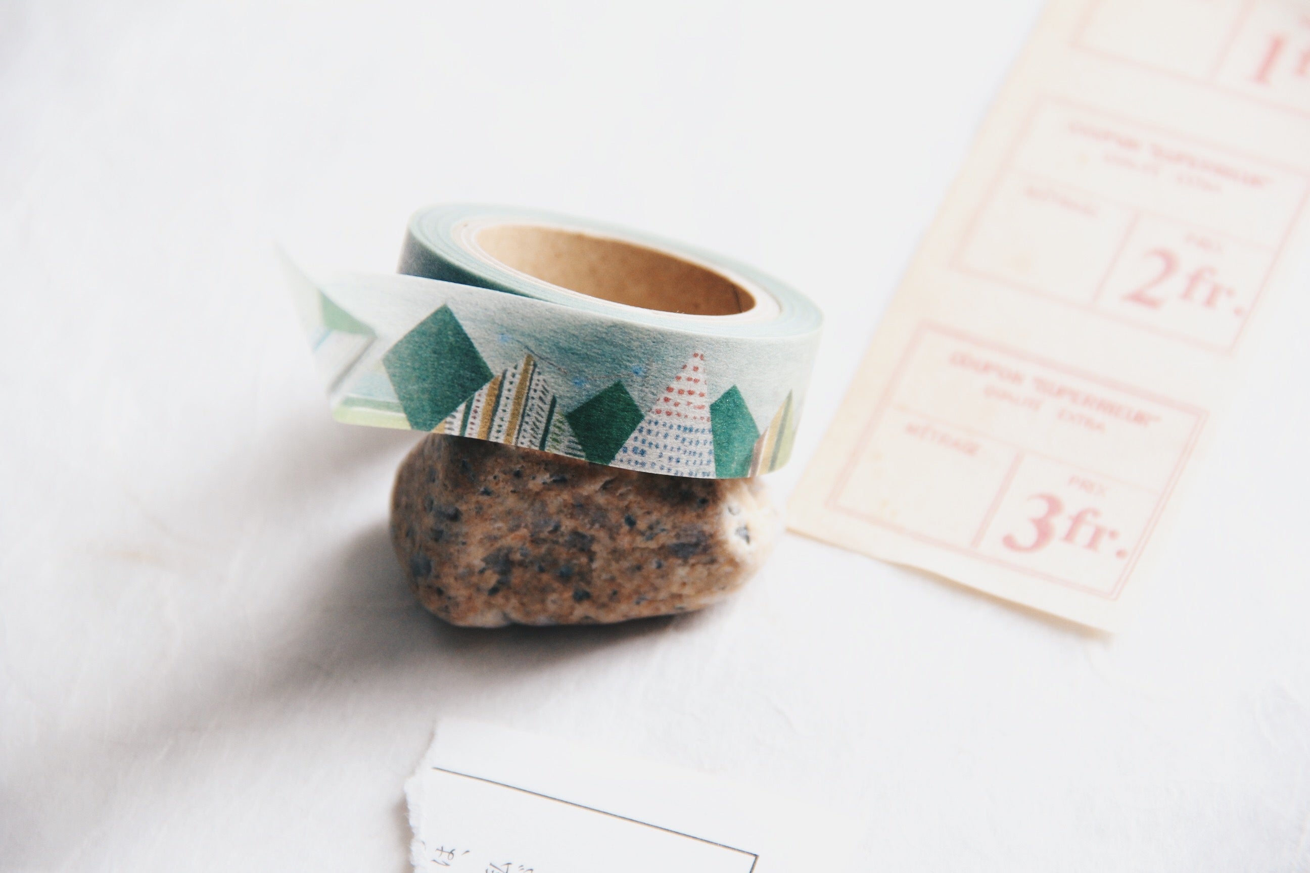 Nico Neco x omoriyuko Fine Japanese Art Washi Tape-Yamabiko - Smidapaper Ikigai Shop