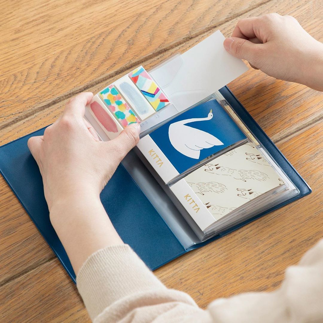 KITTA Storage File - Swan (regular size) - Smidapaper Ikigai Shop