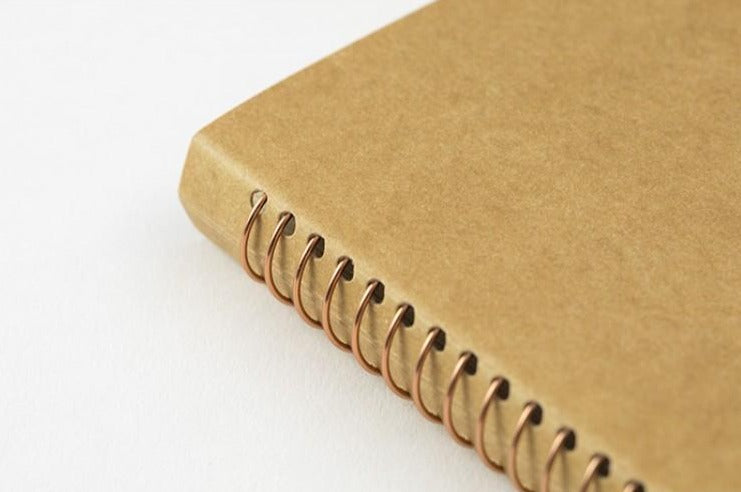 MD Spiral Ring A6 Camel Notebook - Smidapaper Ikigai Shop