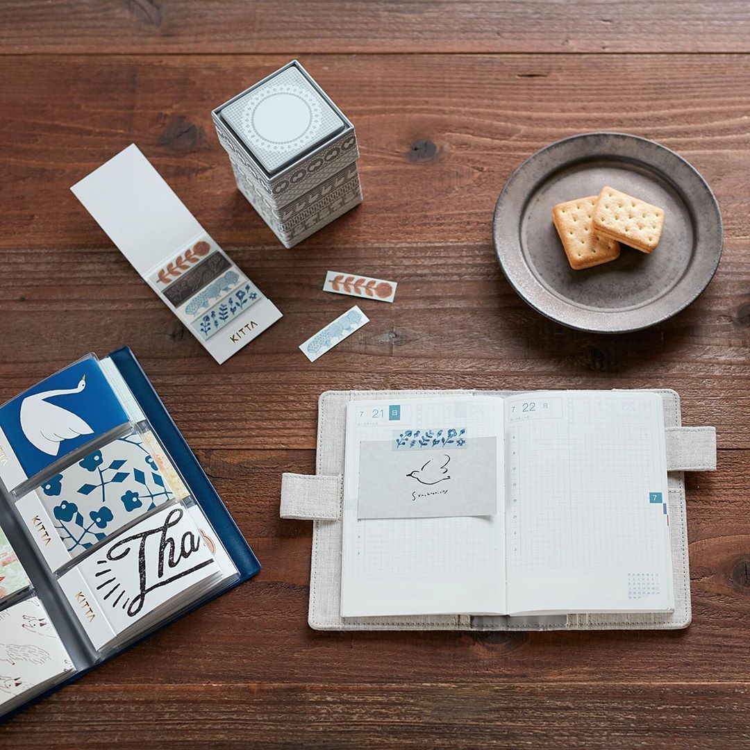 KITTA Storage File - Swan (regular size) - Smidapaper Ikigai Shop