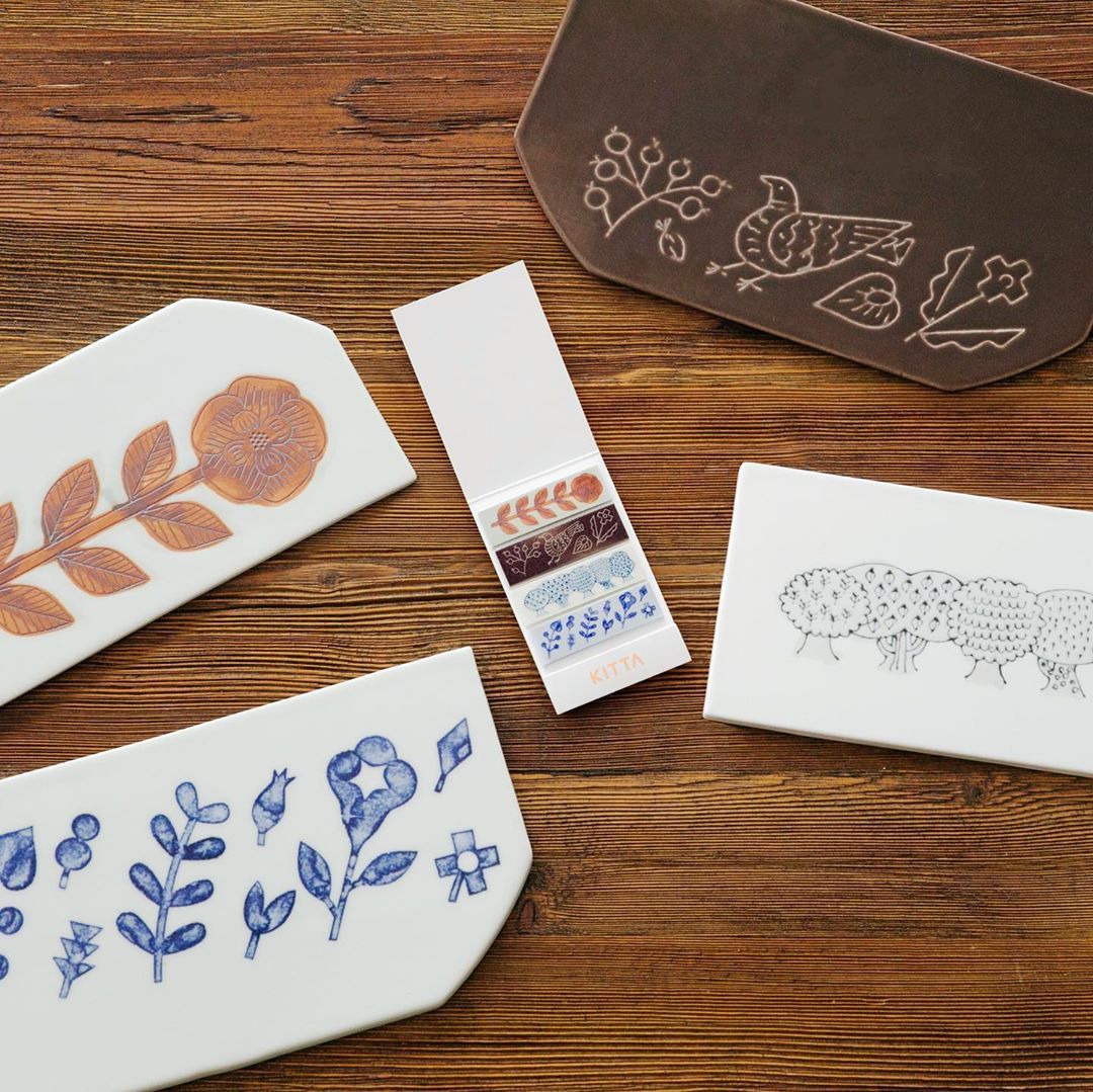 KITTA Washi Tape-KITH005 Pottery - Smidapaper Ikigai Shop