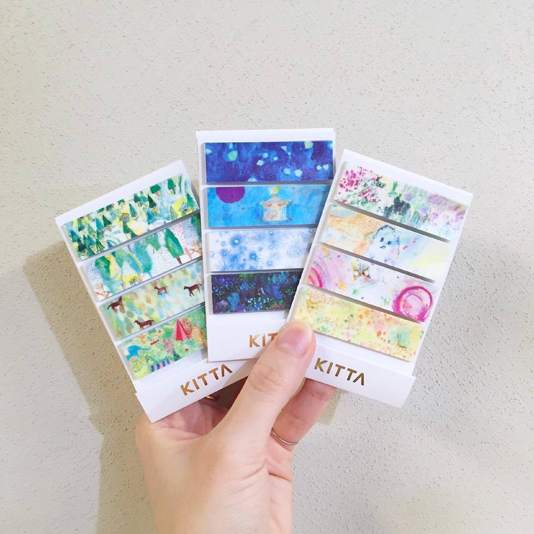 KITTA Washi Tape-KIT054 Grassland - Smidapaper Ikigai Shop