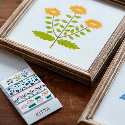 KITTA Washi Tape-KIT057 Flower - Smidapaper Ikigai Shop