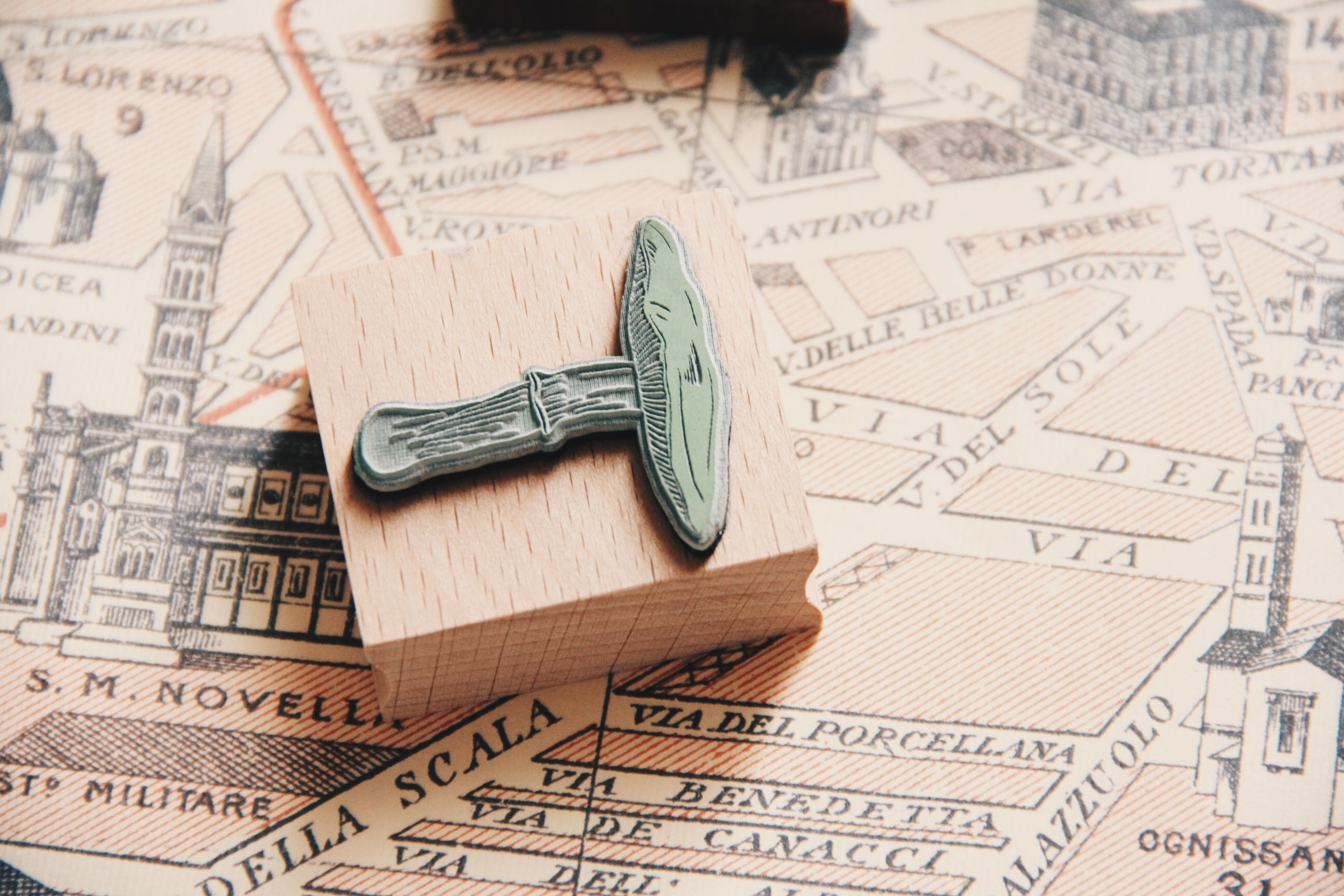 Stempel Jazz Toadstool Rubber Stamp - Smidapaper Ikigai Shop