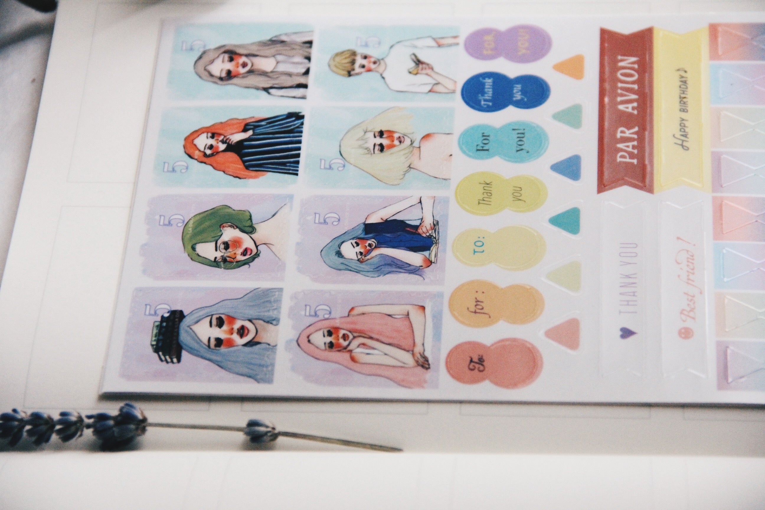 La Dolce Vita Planner Stickers (set of 2) - Smidapaper Ikigai Shop