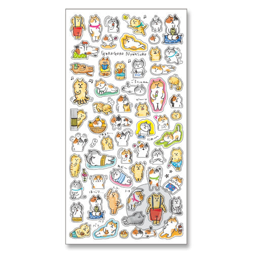 Mindwave Gorogoro Nyansuke Everyday Stickers - Smidapaper Ikigai Shop