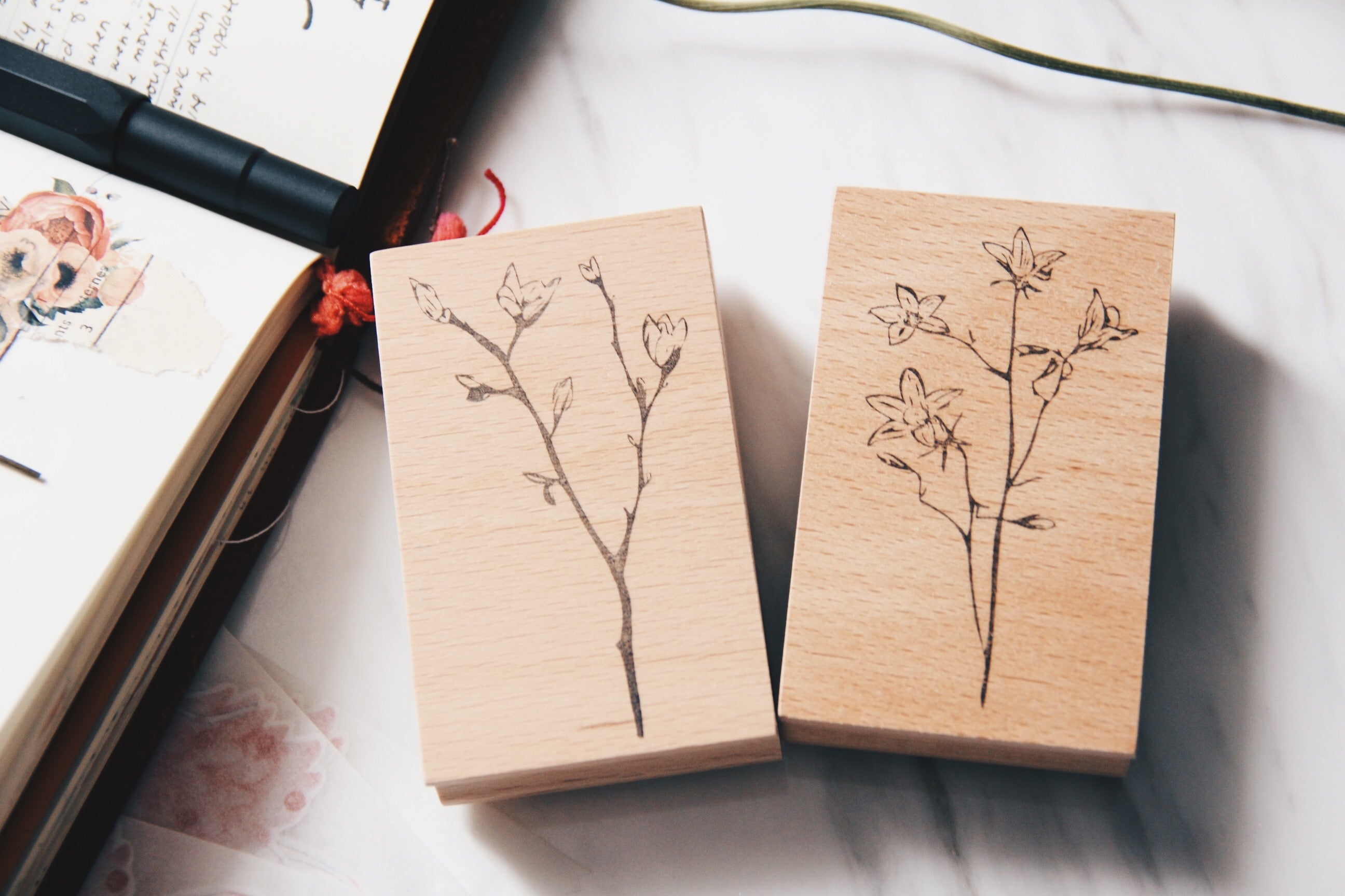 Stempel Jazz Bellflower Rubber Stamp - Smidapaper Ikigai Shop