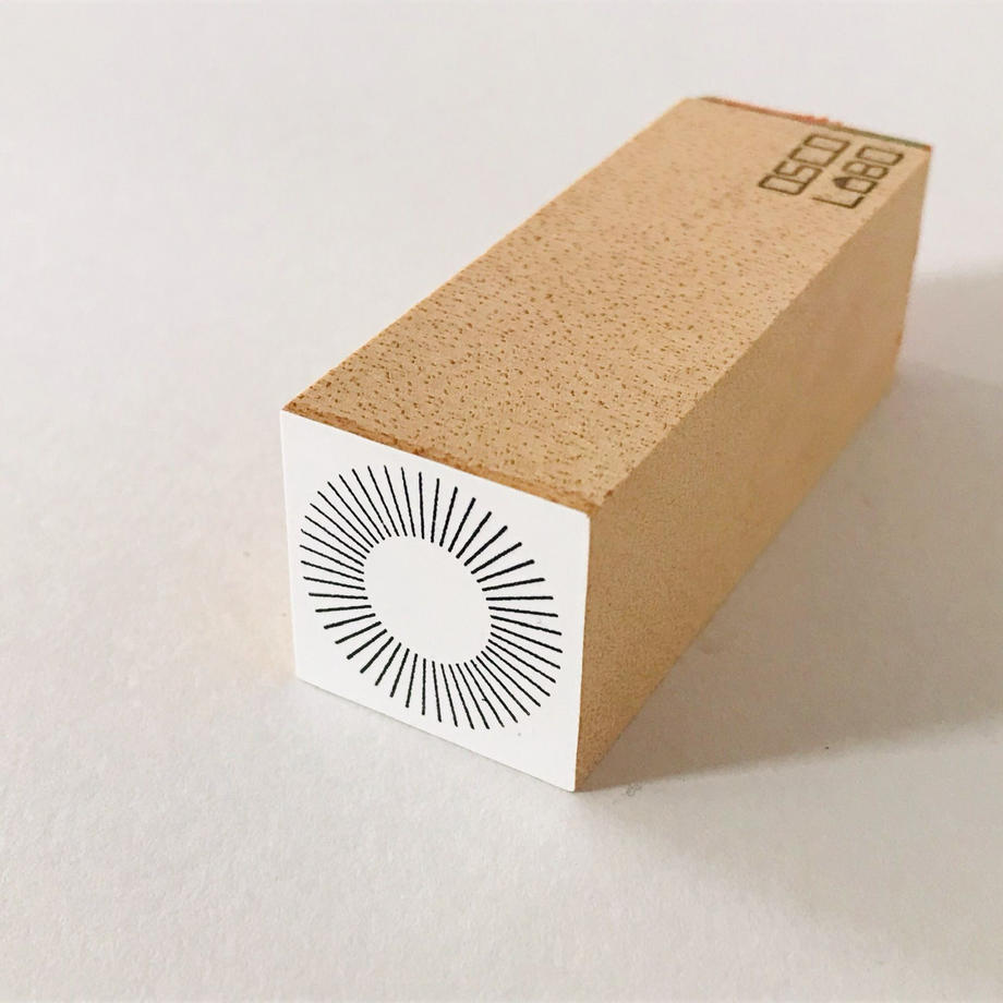 Osco Labo Circle Donut #2 Rubber Stamp - Smidapaper Ikigai Shop