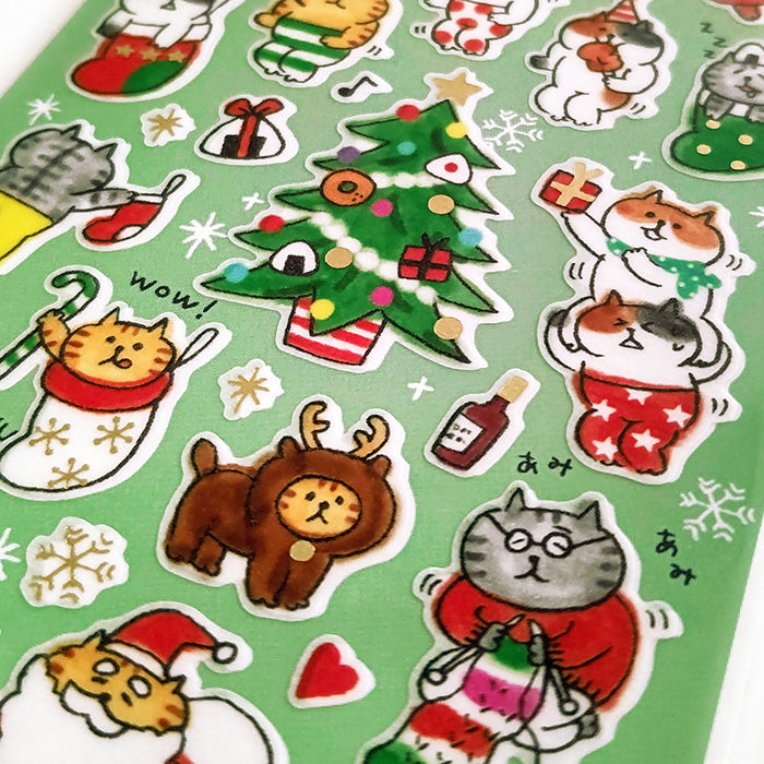 Mindwave Winter Selection Stickers-Gorogoro Nyansuke - Smidapaper Ikigai Shop