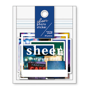 Mindwave Sheer Photo Sticker: Night View - Smidapaper Ikigai Shop