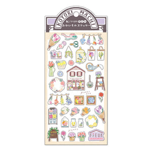 Mindwave Kotori Machi: Flower Shop Stickers - Smidapaper Ikigai Shop