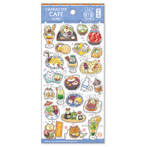 Mindwave Character Cafe Seal: Gorogoro Nyansuke - Smidapaper Ikigai Shop