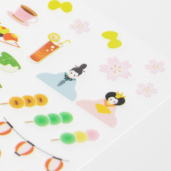 Midori Schedule Seal Seasonal Food Stickers - Smidapaper Ikigai Shop