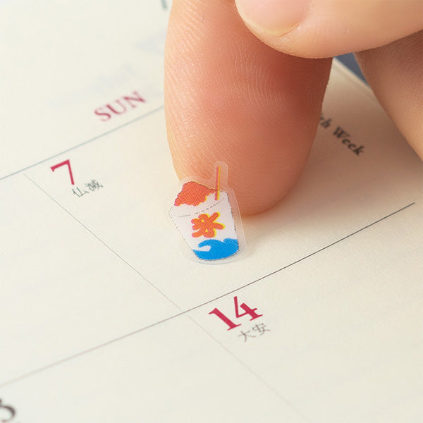 Midori Schedule Seal Seasonal Food Stickers - Smidapaper Ikigai Shop