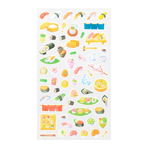 Midori Marche Stickers | Sushi - Smidapaper Ikigai Shop