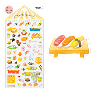 Midori Marche Stickers | Sushi - Smidapaper Ikigai Shop