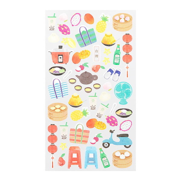 Midori Marche Stickers | Taiwan - Smidapaper Ikigai Shop