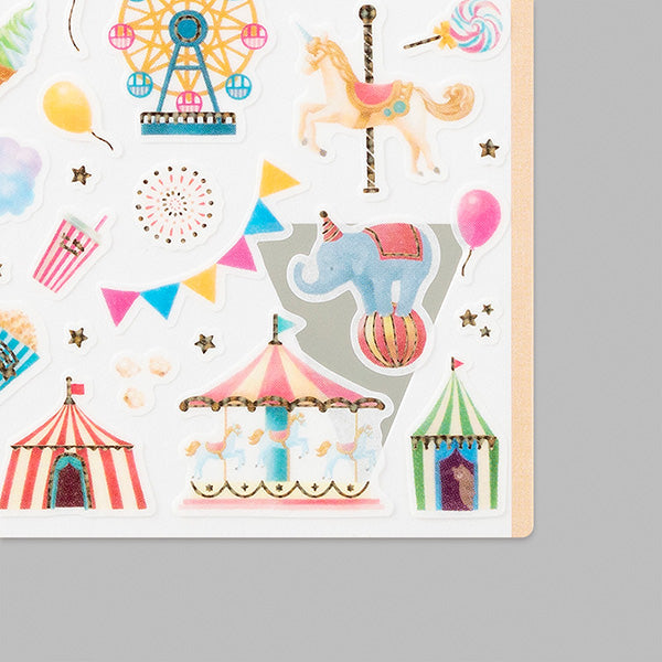 Midori Marche Stickers | Amusement Park - Smidapaper Ikigai Shop