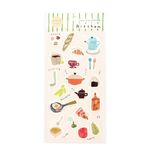 Miki Tamura Kitchen Washi Stickers - Smidapaper Ikigai Shop
