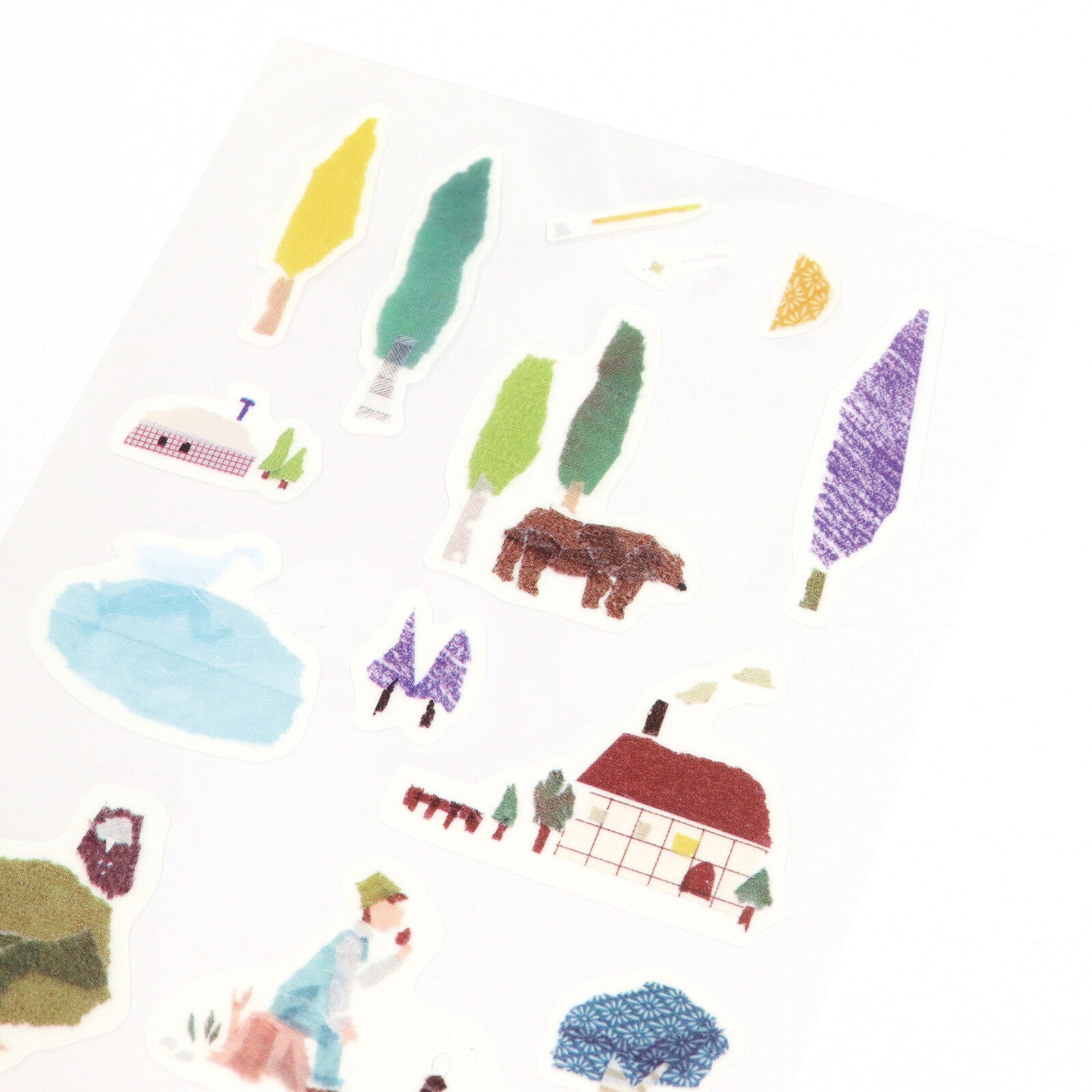 Miki Tamura Forest Washi Stickers - Smidapaper Ikigai Shop