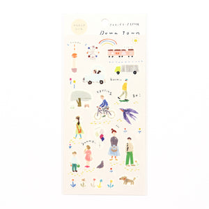 Miki Tamura Down Town Washi Stickers - Smidapaper Ikigai Shop